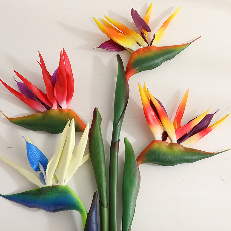 인조 스트렐리치아 꽃 2개, 80cm 길이의 인조 식물 - Bird Paradise Strelitzia 리뷰 및 가격